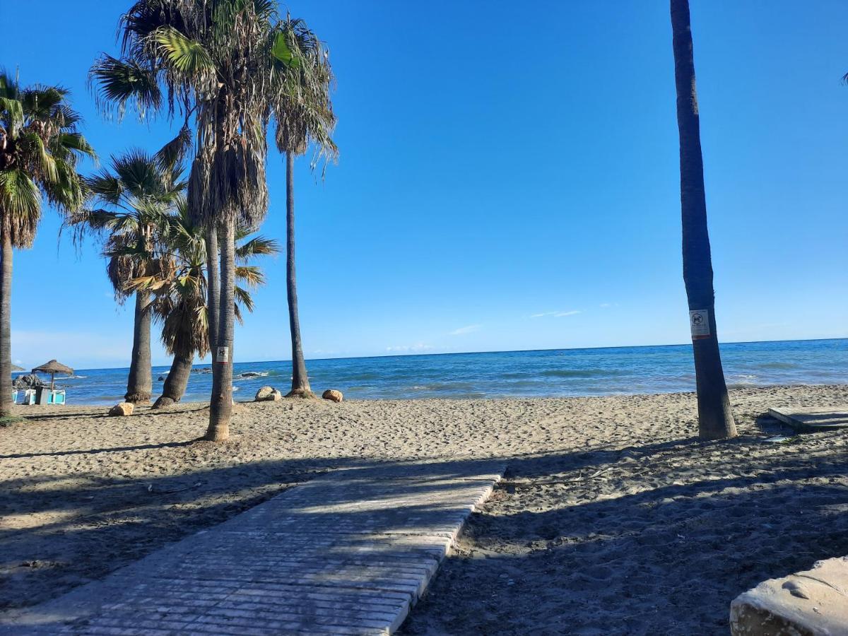 Noria 2, Pied Dans Le Sable, Magnifique Vue Mer, Piscine, Garage, Climatisation San Luis de Sabinillas Dış mekan fotoğraf
