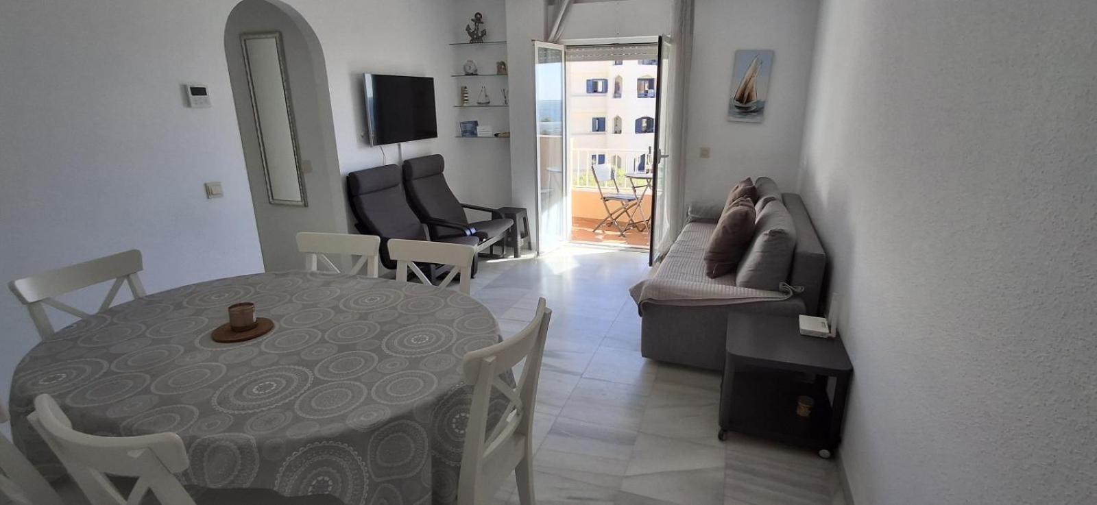 Noria 2, Pied Dans Le Sable, Magnifique Vue Mer, Piscine, Garage, Climatisation San Luis de Sabinillas Dış mekan fotoğraf