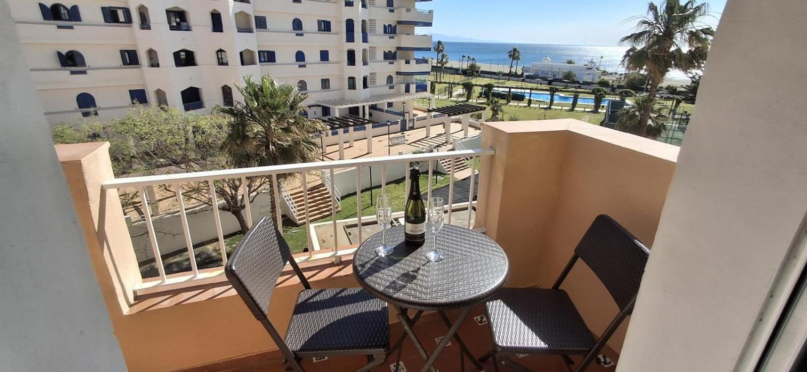 Noria 2, Pied Dans Le Sable, Magnifique Vue Mer, Piscine, Garage, Climatisation San Luis de Sabinillas Dış mekan fotoğraf